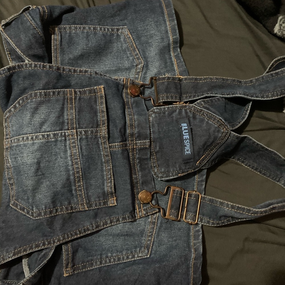 Women’s overalls shorts blue spice size:7